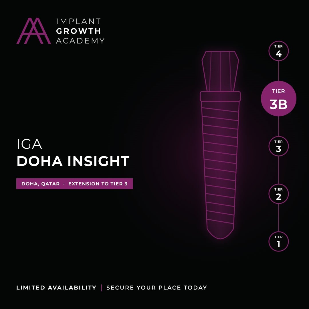 Implant Growth Academy TIER 3B course cover